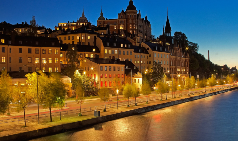 Стокгольм внедряет интеллектуальную систему управления уличным освещением